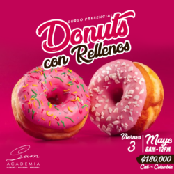 Donuts con Rellenos – Curso Presencial
