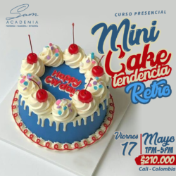 Mini Cake Tendencia Retro – Curso Presencial
