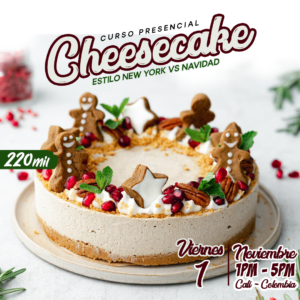 CHEESECAKE-Estilo-NY-vs-Navidad-Curso-Clases-Cali-SAM