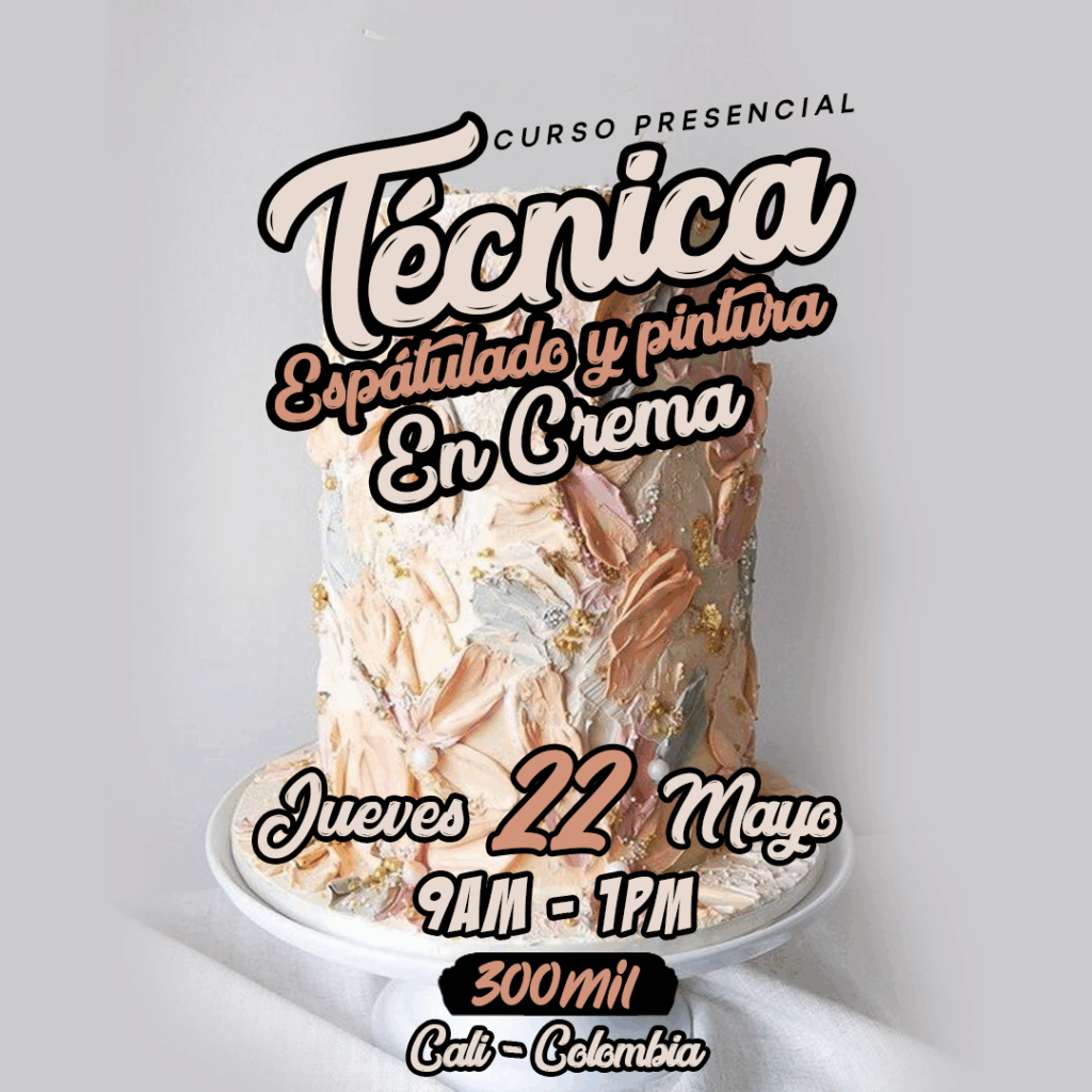 TÉCNICA-ESPATULADO-Y-PINTURA-EN-CREMA-Mayo-Curso-Clases-Cali-SAM