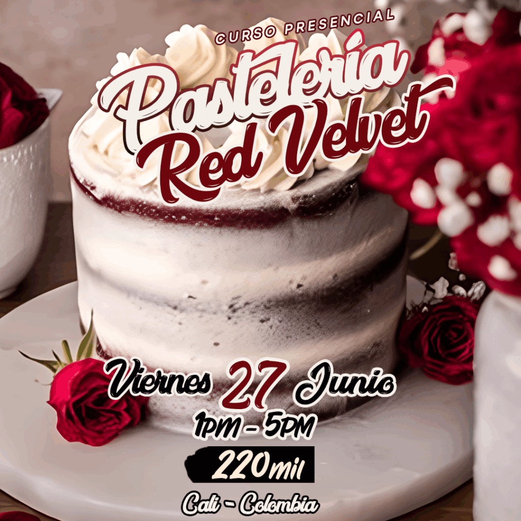 PASTELERÍA-RED-VELVET-Junio-Curso-Clases-Cali-SAMACADEMIA
