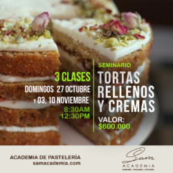 Seminario Tortas, Rellenos y Cremas.