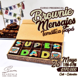 Brownie mensajes – Curso Presencial