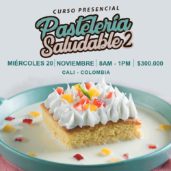 Pastelería Saludable 2 – Curso Presencial