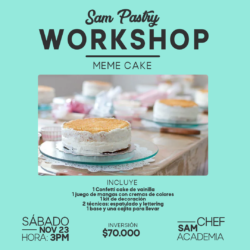 Workshop Sam Pastry Cake