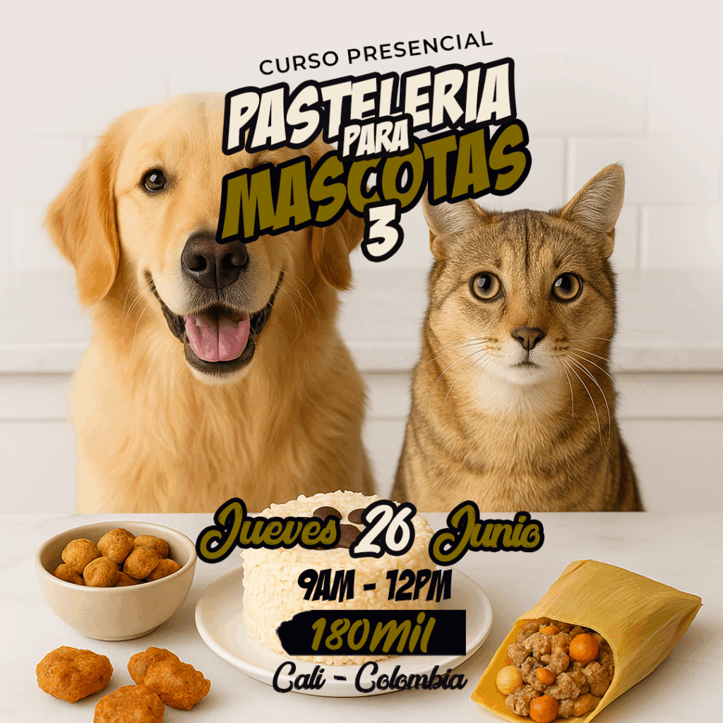 PASTELERÍA-PARA-MASCOTAS-3-Junio-Curso-Clases-Cali-SAMACADEMIA