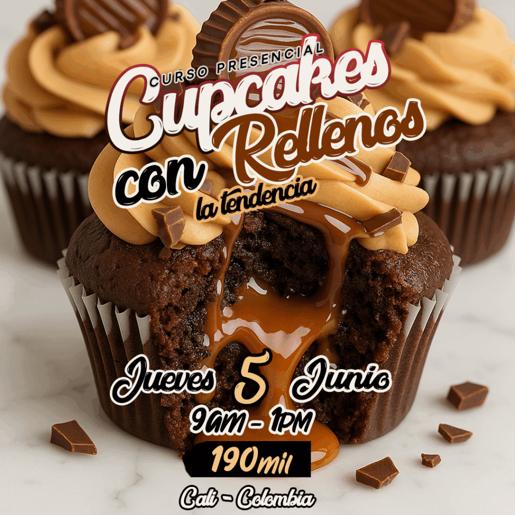 CUPCAKES-CON-RELLENOS-Junio-Curso-Clases-Cali-SAM-2