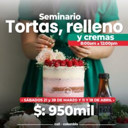 SEMINARIO TORTAS, RELLENOS Y CREMAS