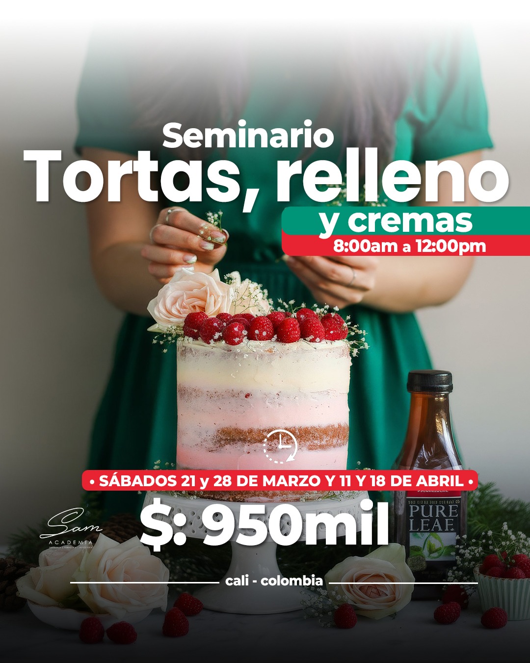 SEMINARIO TORTAS, RELLENOS Y CREMAS