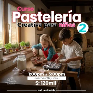 CURSO PASTELERÍA CREATIVA PARA NIÑOS II– PASTELERIA KIDS