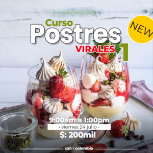 CURSO POSTRES VIRALES 1 “BROWNIES, COOKIES Y CUCHAREABLE”