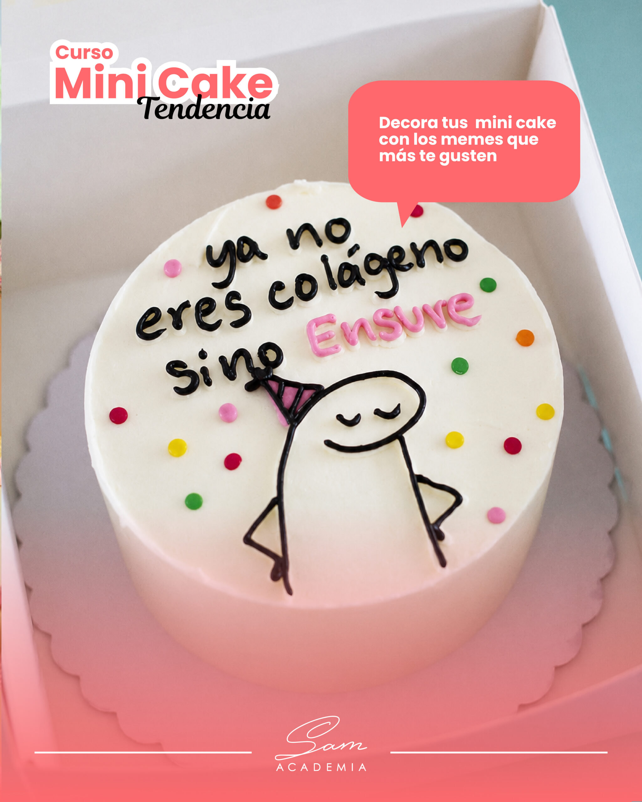 MINI CAKE TENDENCIA VERSIÓN 1 - Imagen 2
