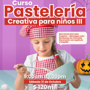 CURSO PASTELERÍA CREATIVA PARA NIÑOS 3