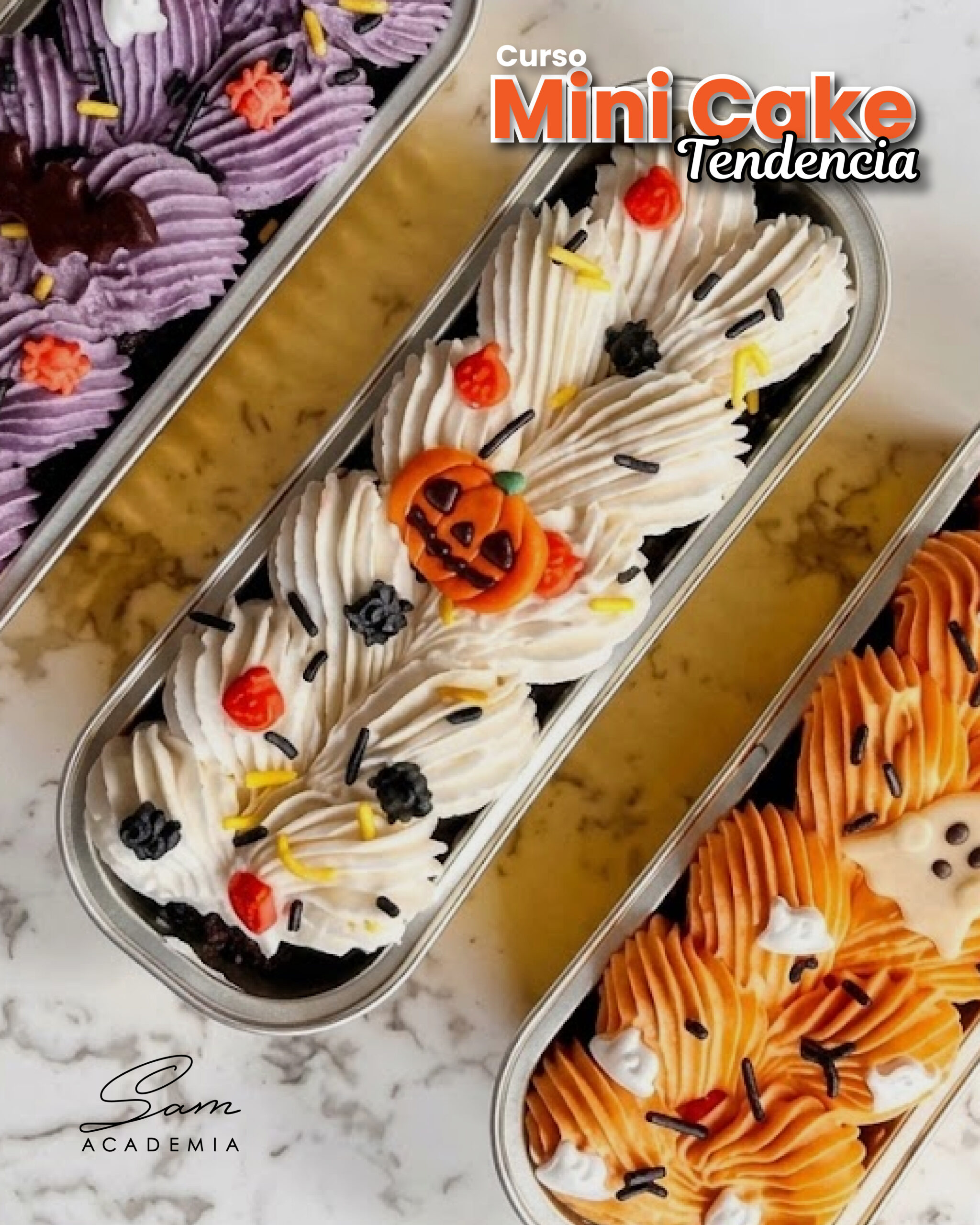 CURSO MINI CAKE TENDENCIA VERSIÓN 1 HALLOWEEN - Imagen 2