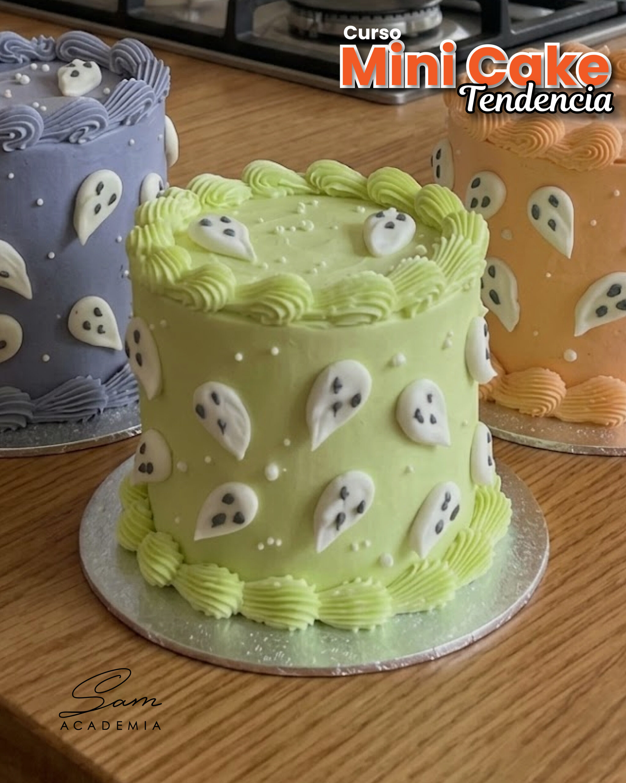 CURSO MINI CAKE TENDENCIA VERSIÓN 1 HALLOWEEN - Imagen 3